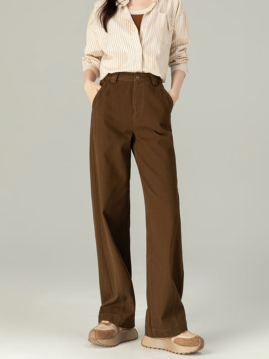 High-waisted pencil pants